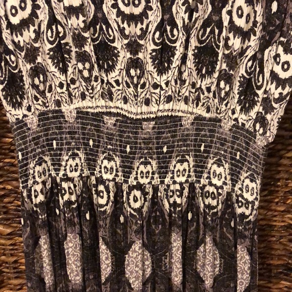 Free People Reversible midi dress in unique detailed pattern - Picture 4 of 8